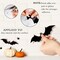 Halloween Decorations Bats Wall Decor Halloween Party Decorations Indoor Outdoor Halloween Decor Supplies, 64 Pcs Reusable PVC 3D Black Bats Stickers for Creepy Home Bathroom Decor